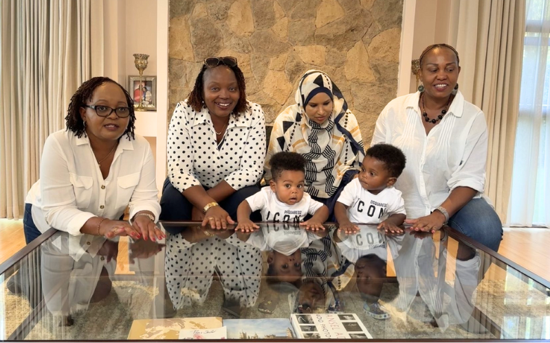 PHOTOS: Susan Kihika's growing twins captured in rare, adorable snaps