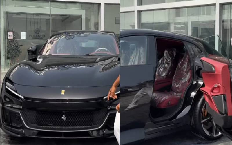 Kenya's first Ferrari Purosangue spotted in Nairobi
