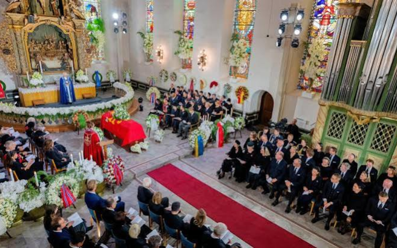PHOTOS: Norway bids farewell to King Harald V as royals, world leaders grace state funeral