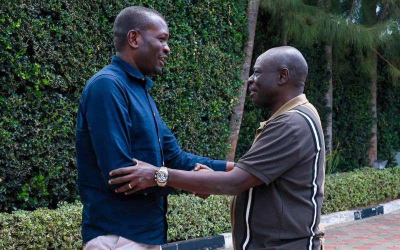 PHOTOS: Gachagua meets Sifuna, Linda Mwananchi team after quiet return from USA