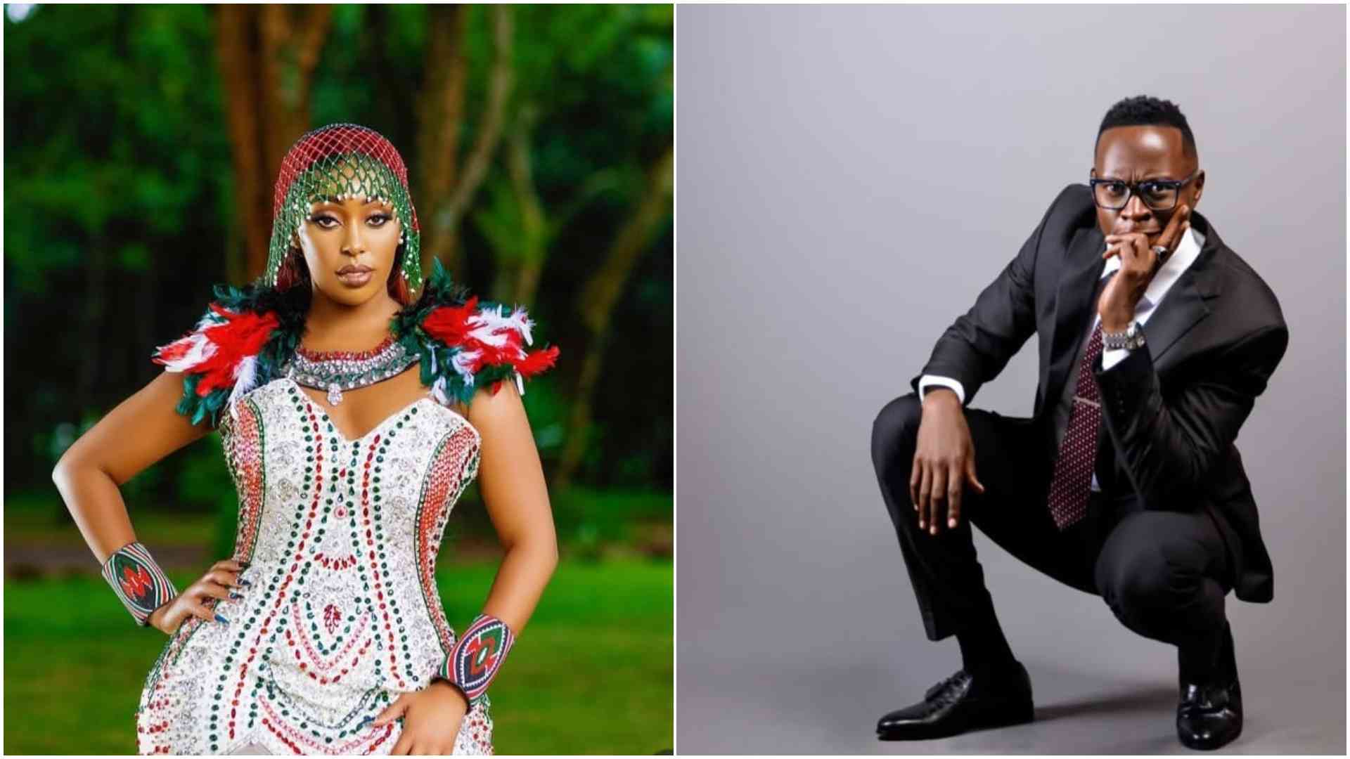 Amber Ray slams Oga Obinna for attempting to hook her with rich man, shares screenshots