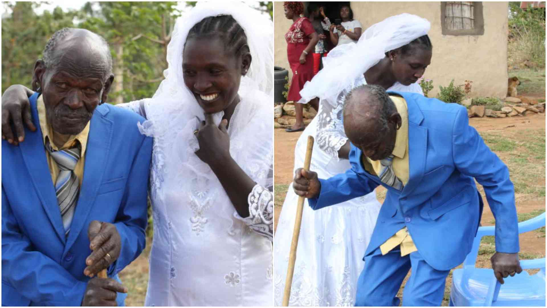 Eldoret man who married at 99 dies; heartbroken widow, 43, vows to stay single forever