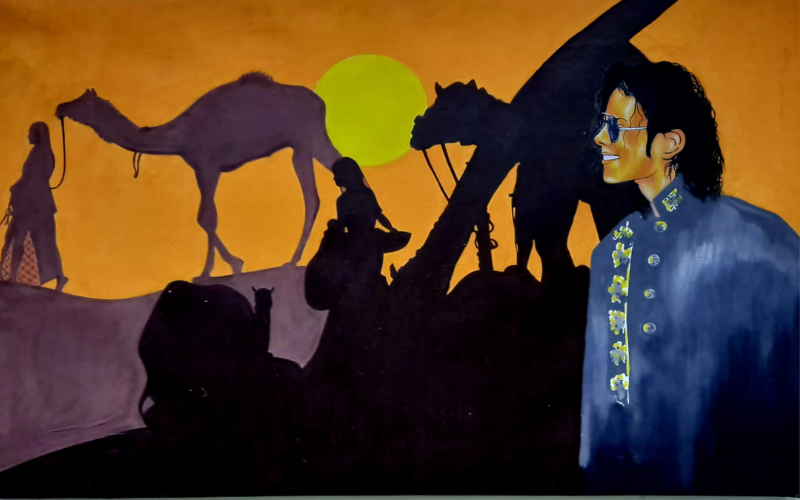 Kenyan artist rides global Michael Jackson wave with 'Man in the Mirror' exhibition