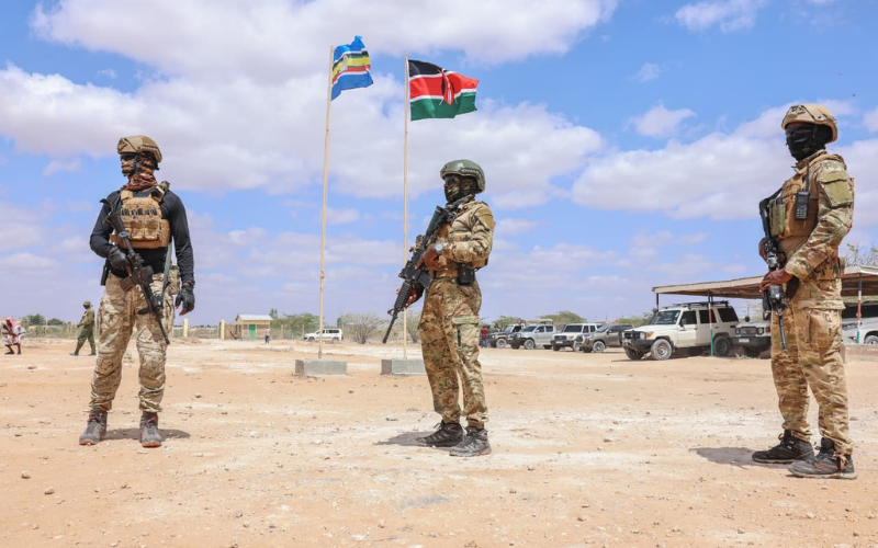 Masked, heavily armed bodyguards flank Murkomen at Jukwaa La Usalama in Mandera