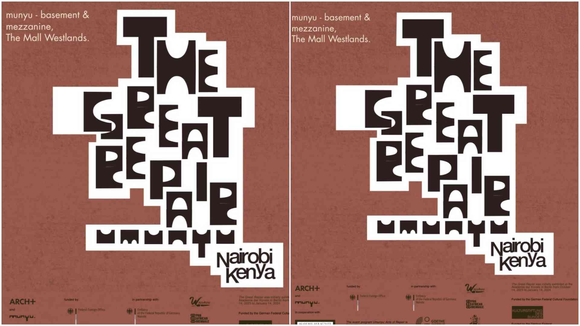 Global exhibition 'The Great Repair: umunyu' makes historic African debut in Nairobi