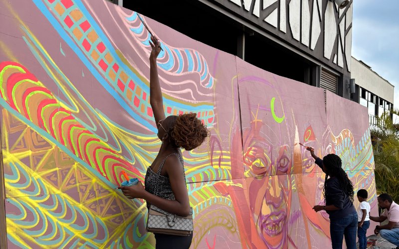 Viktart Mwangi: Artist behind popular Nairobi CBD murals invites public to join in painting
