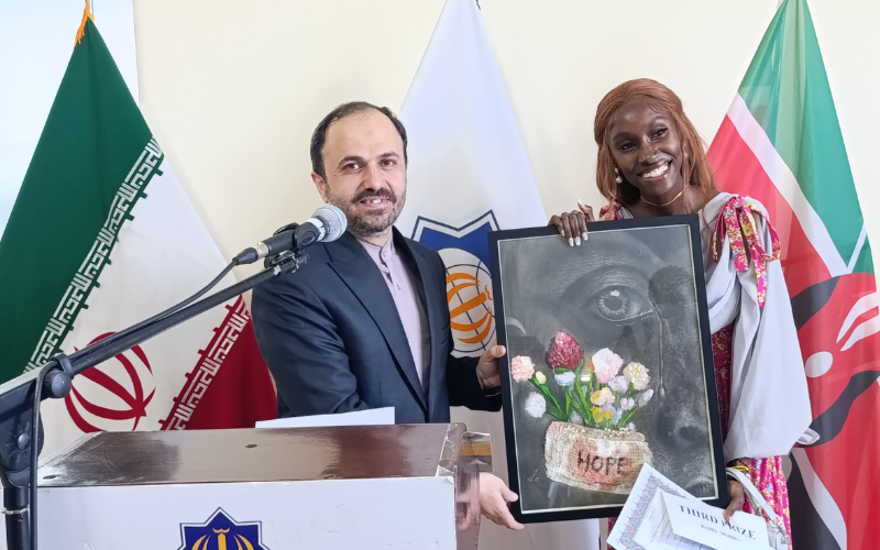 Kenyan artists shine in Iran-backed social justice art competition