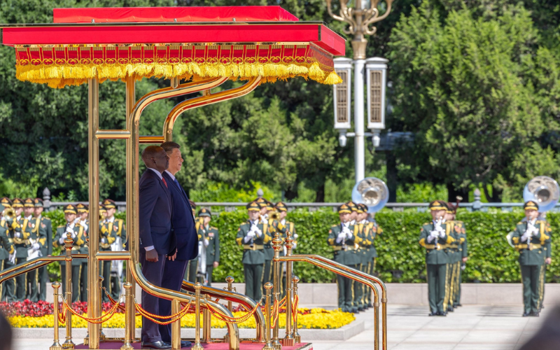 7 photos of William Ruto's grand reception in historic 5-day visit to China