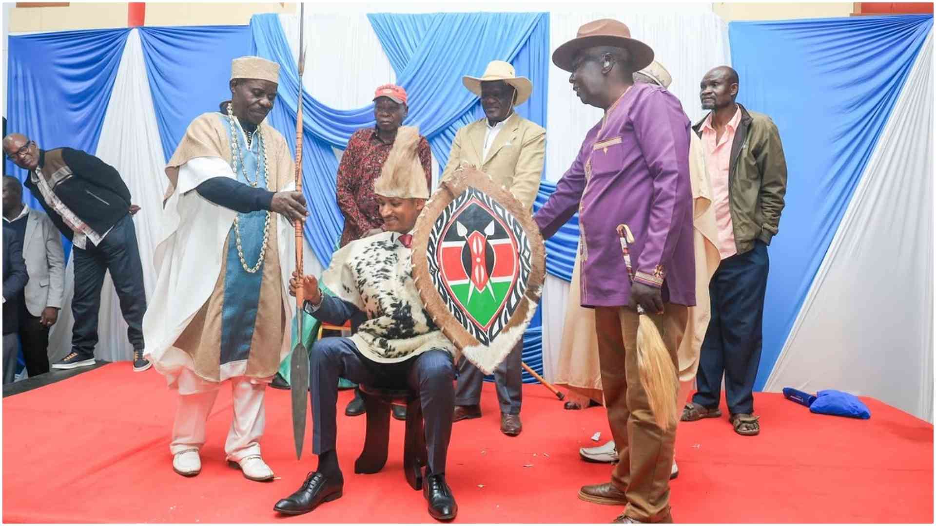 Photos: Babu Owino crowned as a Luo elder