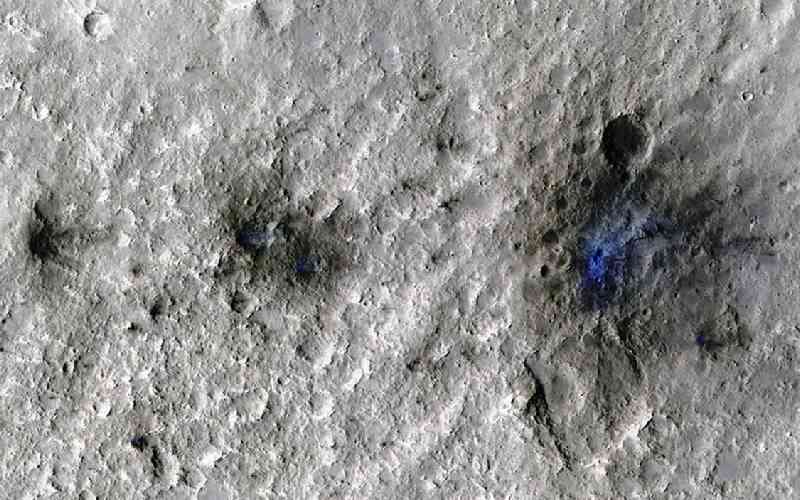 La sonda a Marte de la NASA detecta impactos de 4 rocas espaciales entrantes