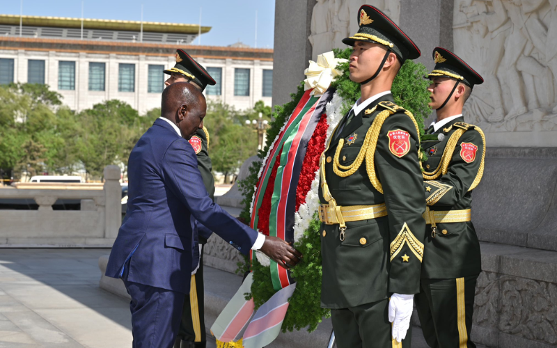 7 photos of William Ruto's grand reception in historic 5-day visit to China
