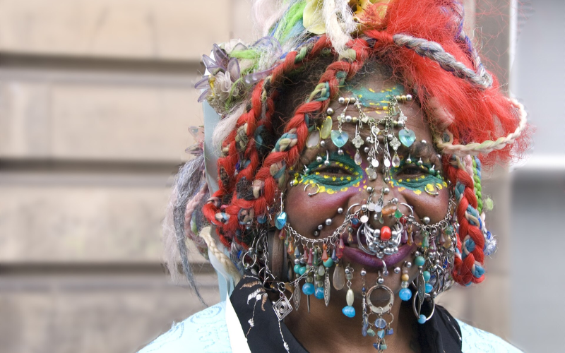 Meet Elaine Davidson, world's most pierced woman with 15,000 piercings, over 200 in genitals