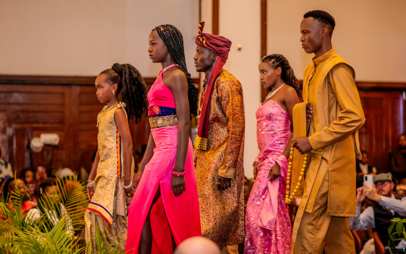 Emerging designers celebrate global cultures at Nairobi fashion showcase