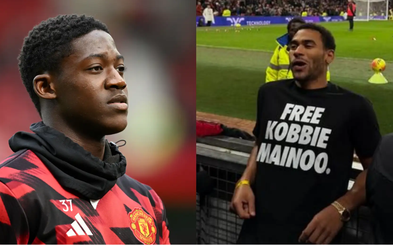 'Free Kobbie Mainoo' t-shirt fuels debate over Man United midfielder's future