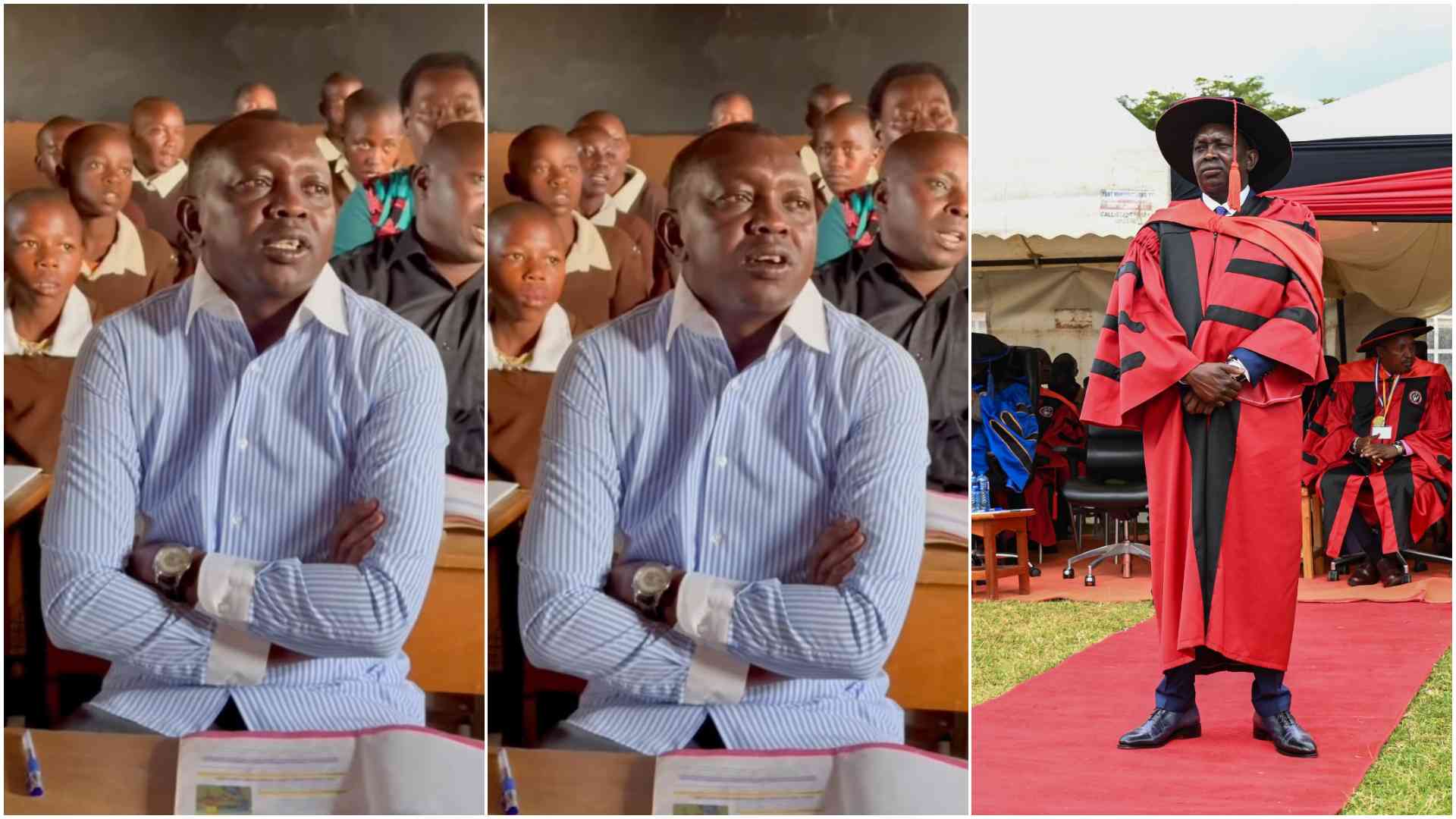 Video of Oscar Sudi's serious face in CBC class leaves Kenyans in stitches: 