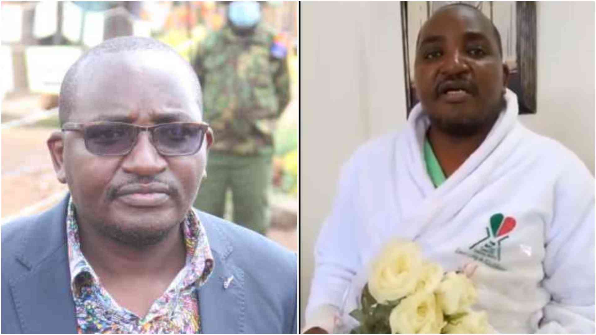 George Koimburi says he was drugged by abductors before being dumped in coffee plantation