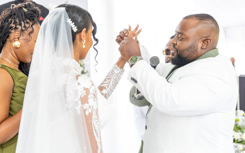 PHOTOS: Musalia Mudavadi's son Michael weds Ann Nyaguthii in lavish family ceremony