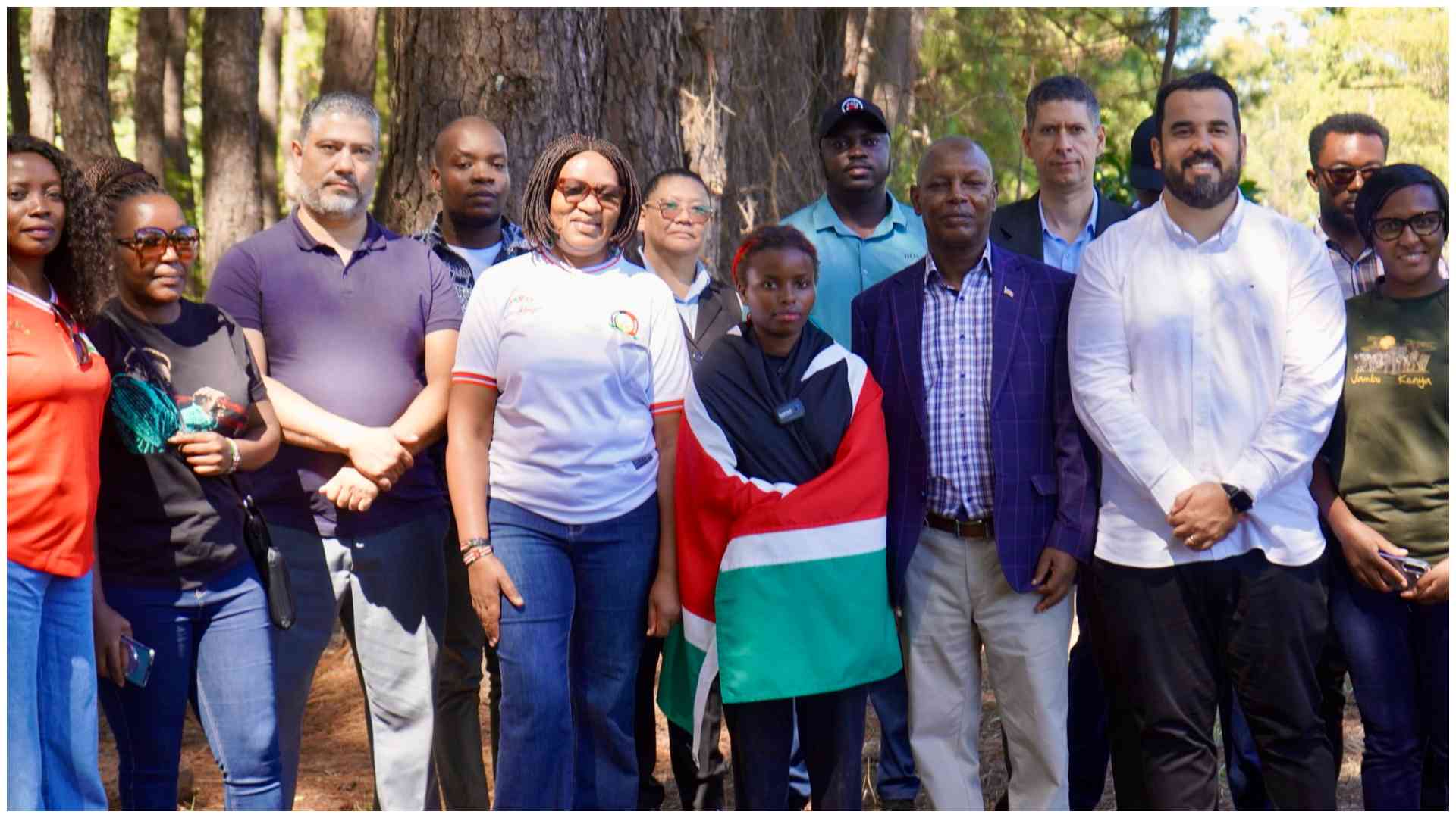 Truphena Muthoni sets new Guinness World Record for hugging 1,234 trees in Brazil