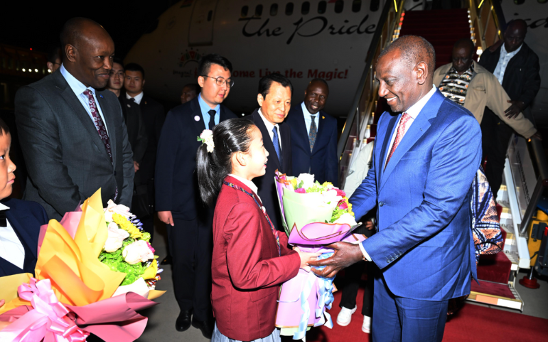 7 photos of William Ruto's grand reception in historic 5-day visit to China