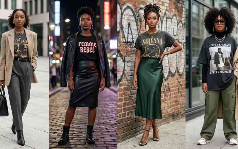 How to elevate a graphic T-shirt into a fashion statement
