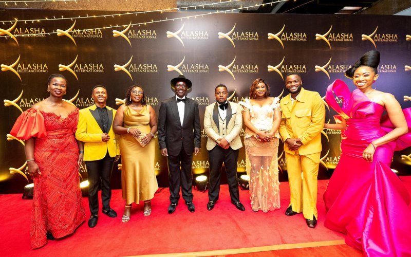 PHOTOS: President Ruto dazzles in sleek black tux, fedora during Kalasha Awards