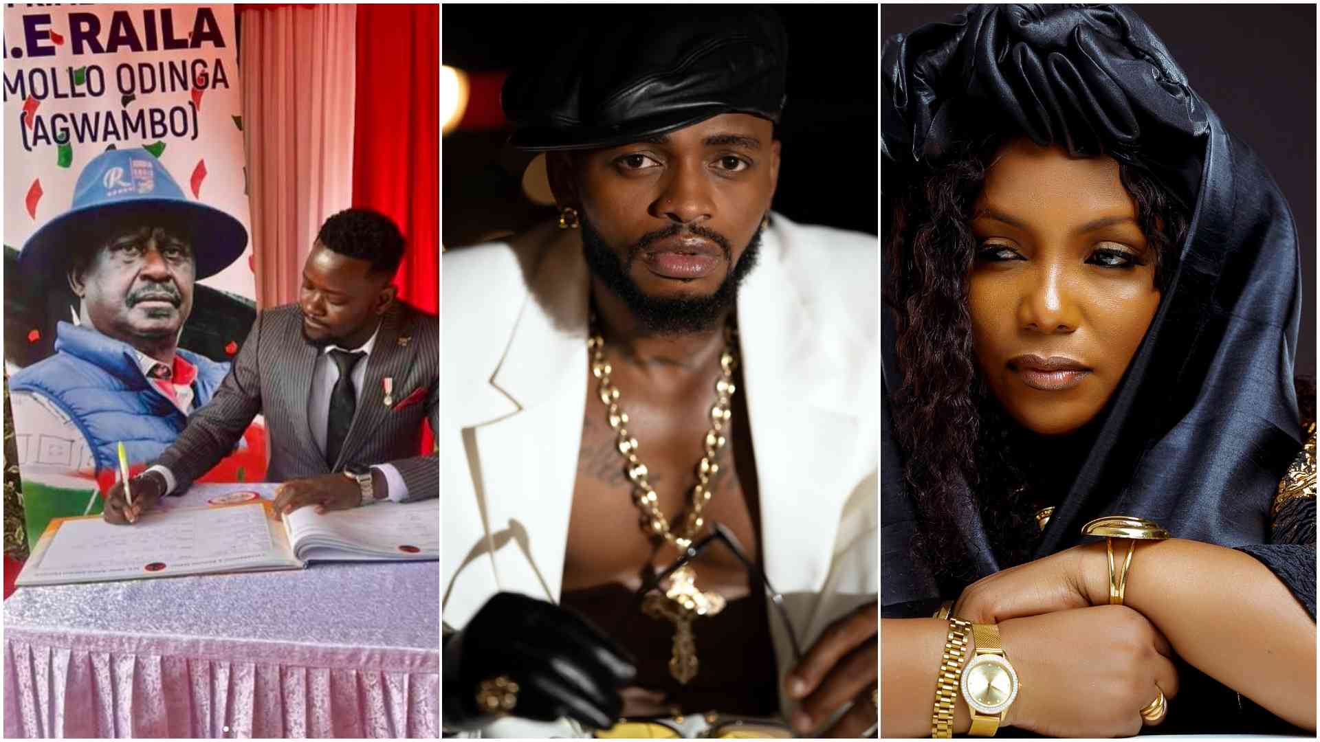 Prince Indah, Diamond Platnumz, Rayvanny, Zuchu, King Kaka, Christina Shusho lead stars mourning Raila Odinga