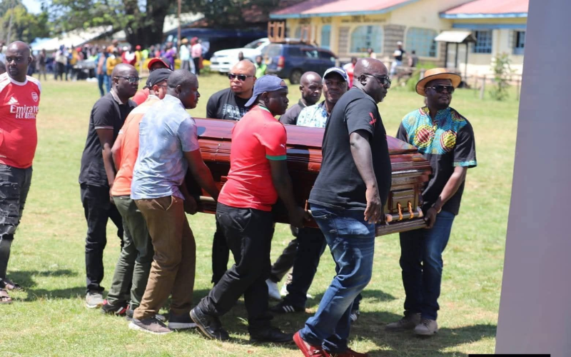 PHOTOS: Kenya's top football commentators gather to send off Diblo Kaberia in Meru