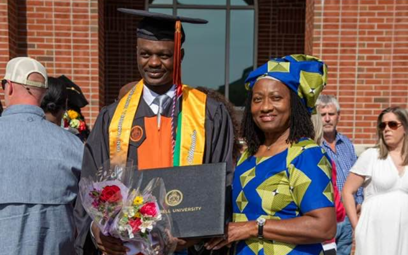 PHOTOS: George Wajackoyah elated as son graduates from US Army programme