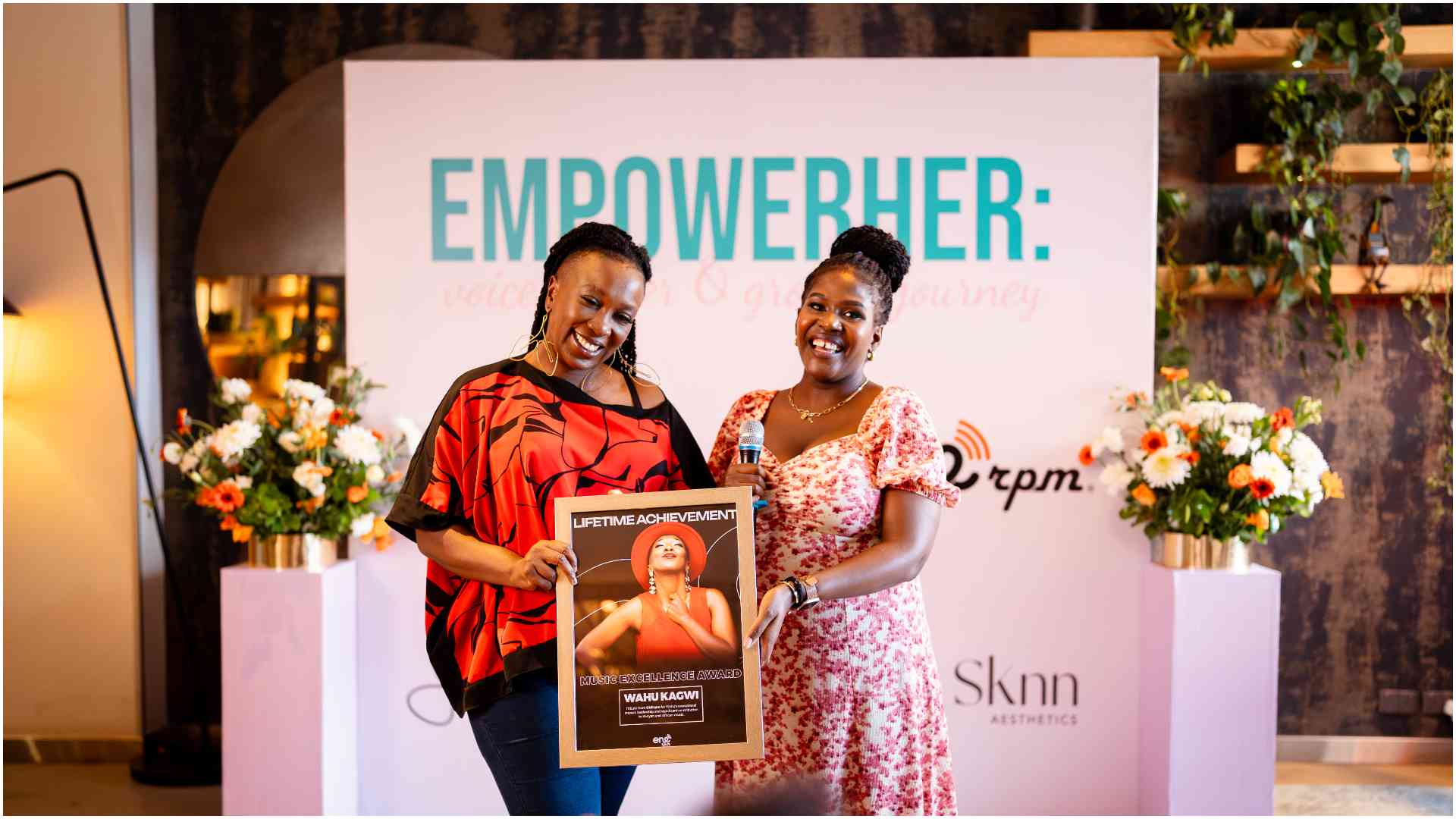 Wahu Kagwi honoured for 20-year music legacy with ONErpm Kenya award