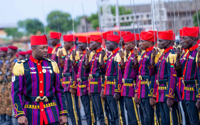 Burkina Faso unveils handwoven traditional uniforms for military cadets