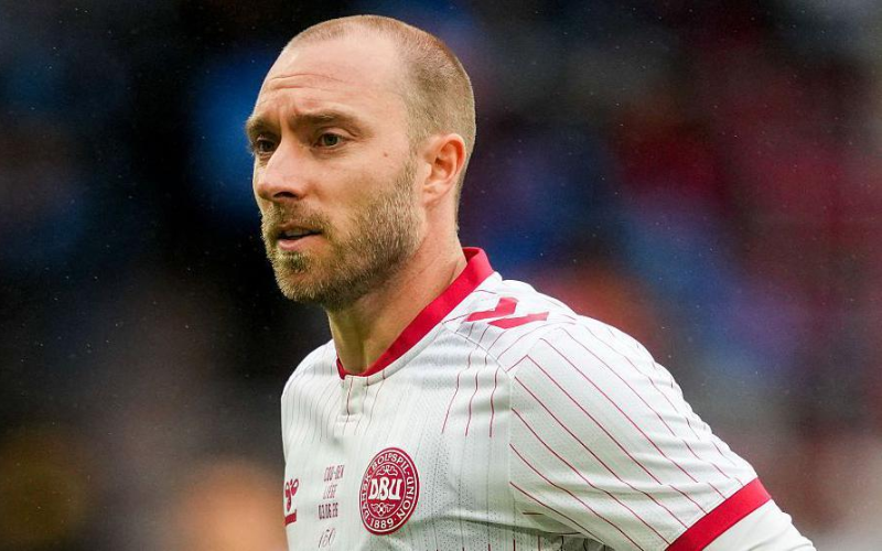Denmark midfielder Eriksen collapses during Ukraine friendly, match halted