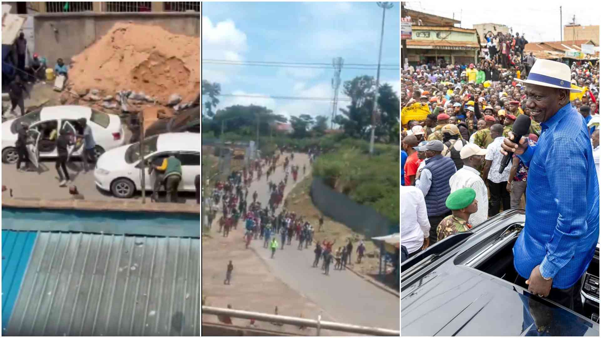 Daring criminals took advantage of President William Ruto’s tour in Mathare to rob unsuspecting motorists and pedestrians.