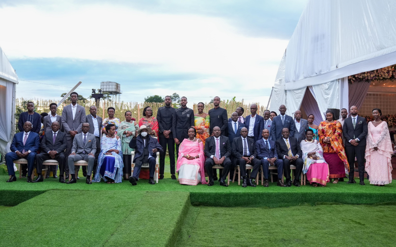 PHOTOS: Museveni attends granddaughter's lavish ceremony, cautions costly weddings