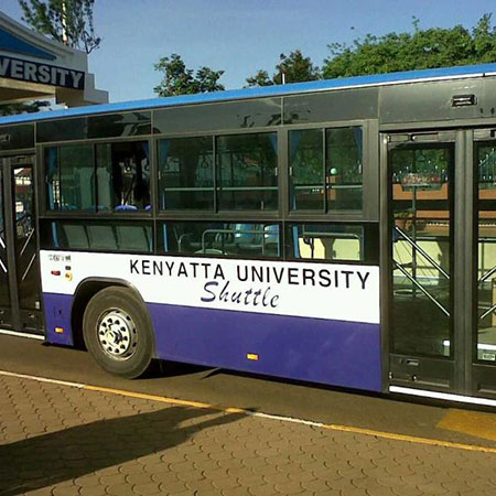 KU campus shuttle