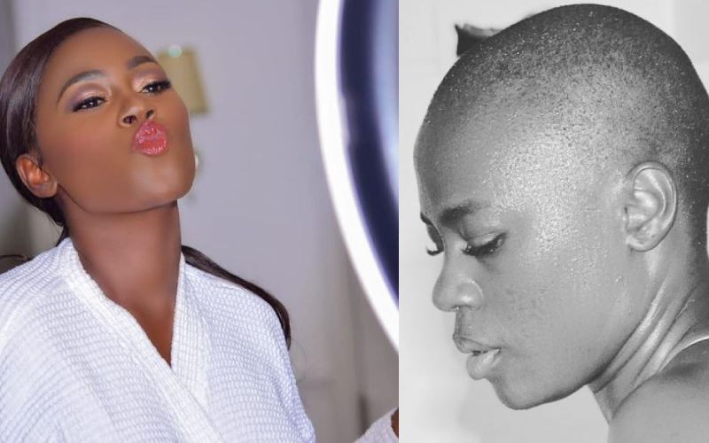 Akothee Goes Completely Bald Reveals New Look The Standard Entertainment