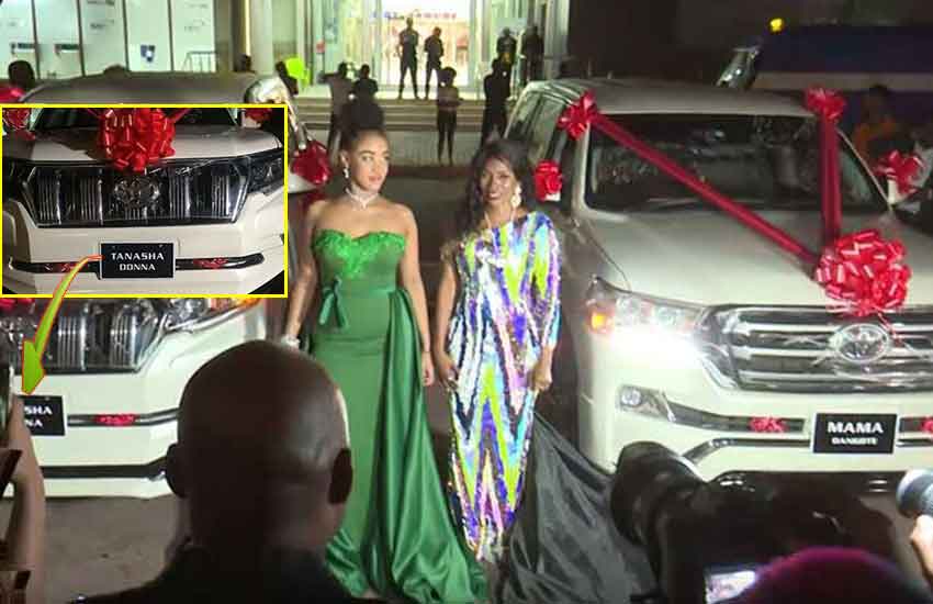 Tanasha Donna go for car gifted to her by Diamond Platnumz