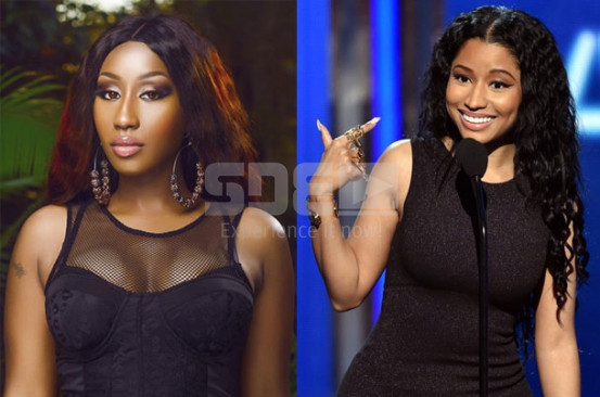 Nicki Minaj and Victoria Kimani