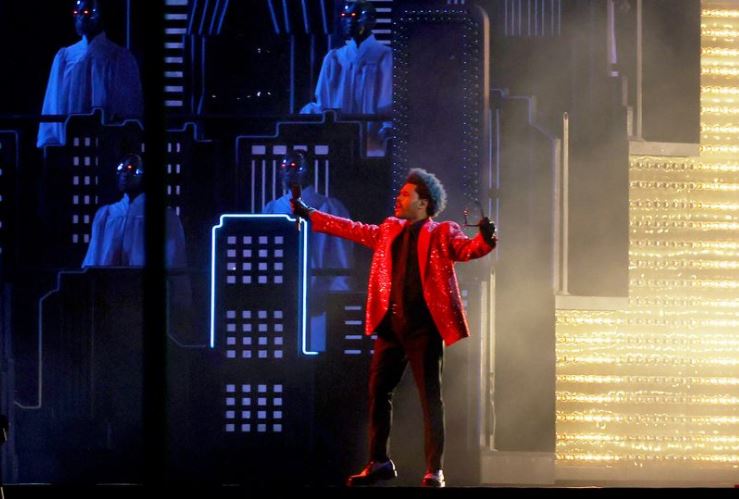 The Weeknd's disorienting Super Bowl halftime show in Tampa felt right