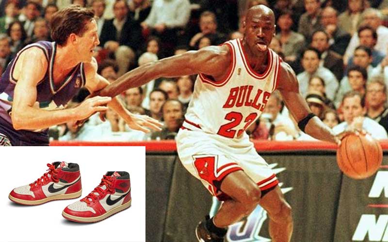Michael Jordan's autographed trainers sell for record Sh59 million ...