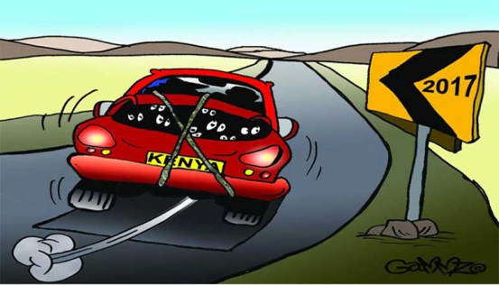 Kenya, like a recklessly driven car, is about to get involved in a grisly accident