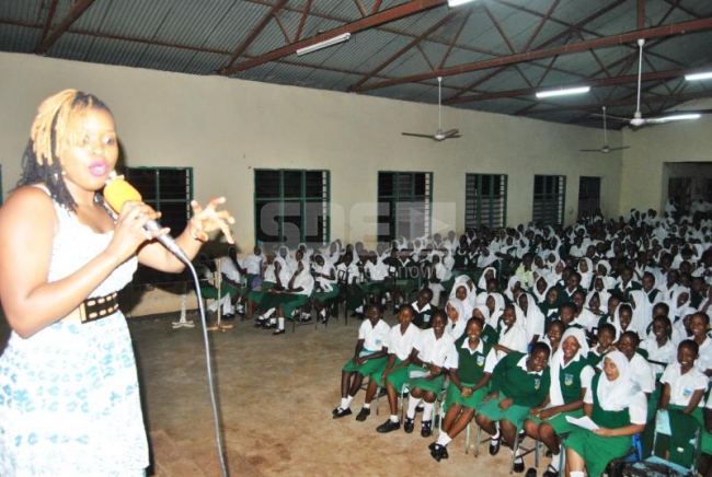 Mwende Macharia at Matuga Girls High School