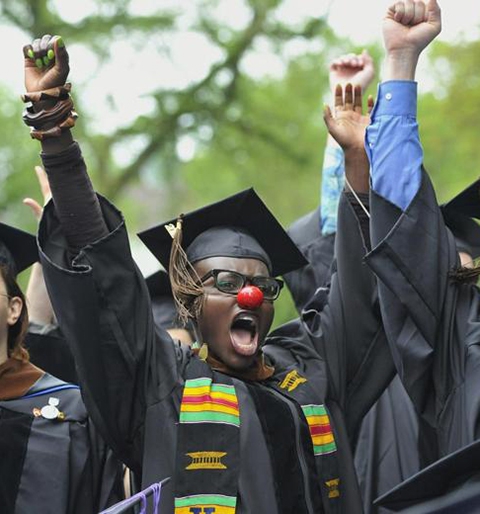 Lupita during her graduation