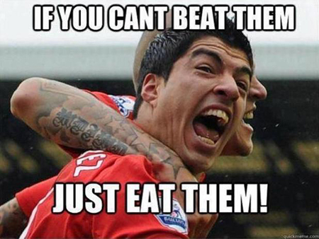 Suarez bite