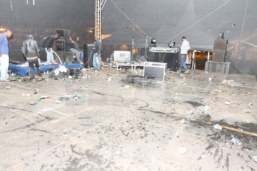 Damage At Tarrus Rilley Concert