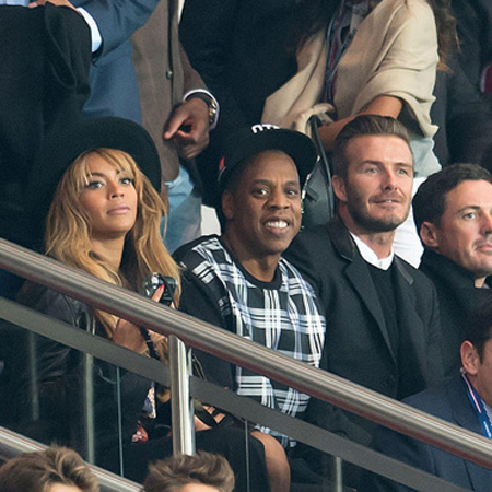 Jay Z, Beyonce and Beckham