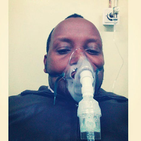 Singer Mbuvi in hospital