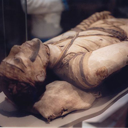 Mummified man