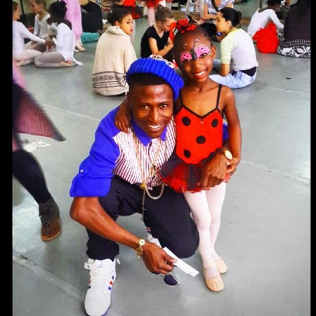 Octopizzo and daughter