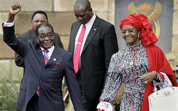 Robert and Grace Mugabe