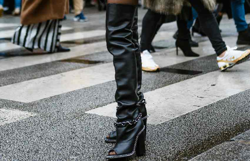 Eight trendy ways to pull off thigh high boots The Standard